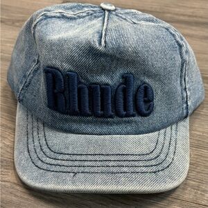 Rhude  Denim Cap - Blue